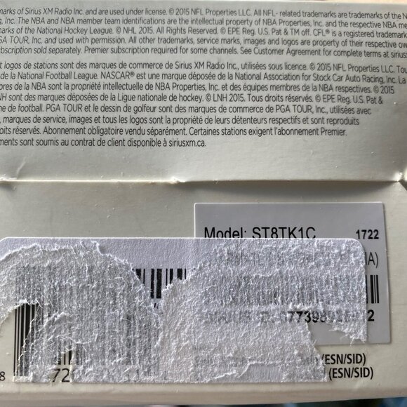 SiriusXM Starmate 8 Radio and Vehicle Kit Black ST8TK1C - Picture 10 of 10